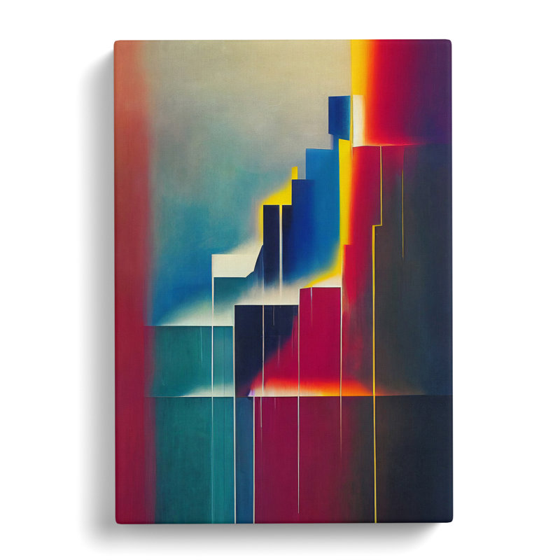 CAN-V0523-2814X Waterfall Modern - Wrapped Canvas Print, 50cm H x 35cm W x 3cm D