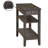 Senyah Solid Wood Top 1 End Table with Storage and Built-In Electrical Outlet-2010232040