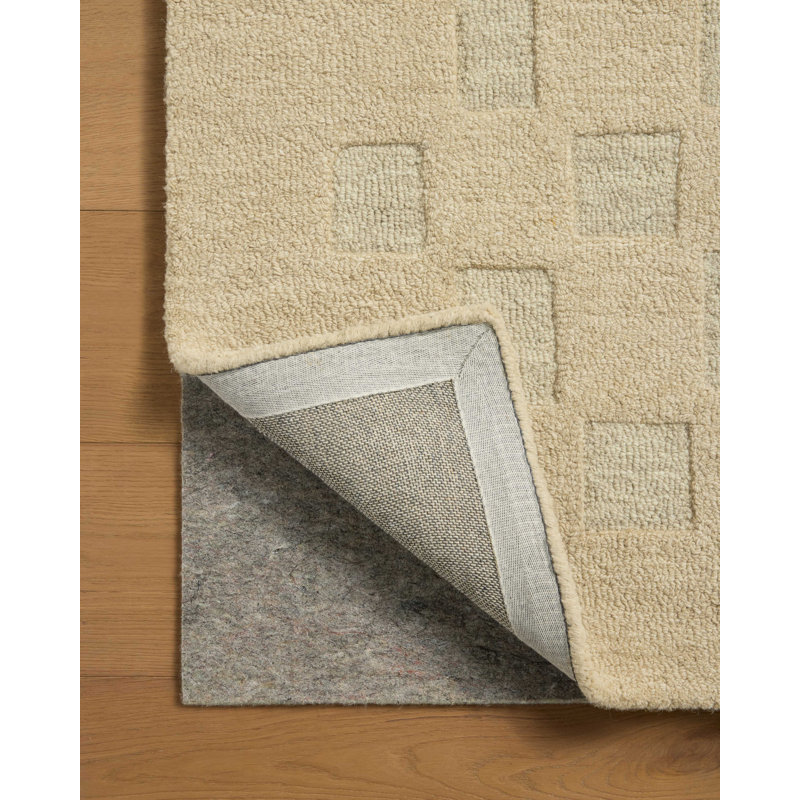 Tapis avoine / colombe Leanne Ford x Loloi Craven, Rectangle 3 pi 6 po x 5 pi 6 po