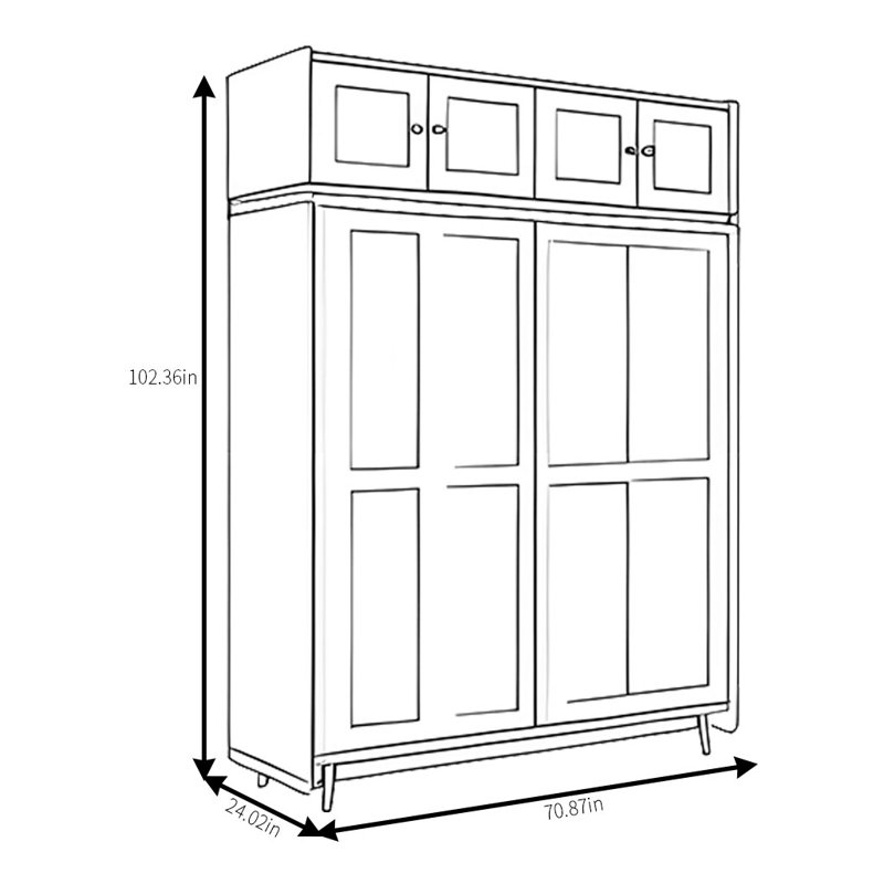 Coro, 102.36" H x 70.87" W x 24.02" D