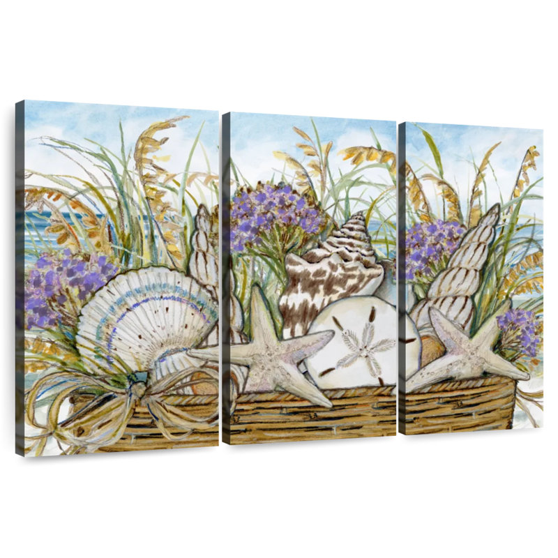 Aletra Shell Basket, 20" H x 33" W