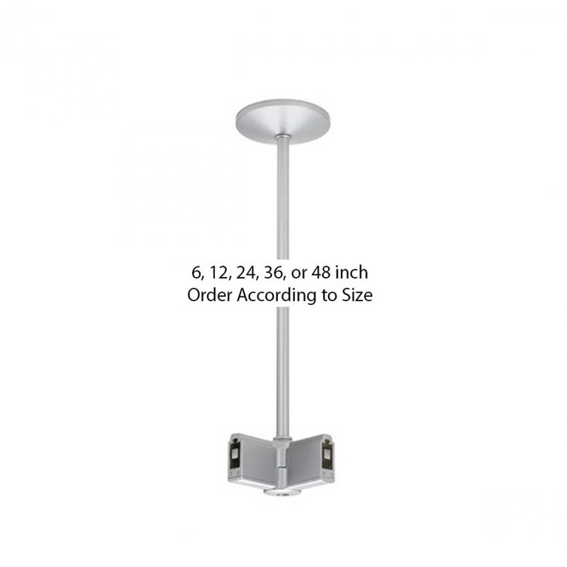 Connecteur à angle variable Flexrail1 ™, Platine, H 36 po x l 4,5 po x P 2,33 po