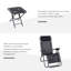 Smethwick 3pcs Patio Lounge Chaise Zero Gravity Chair Set w/Cup Holder