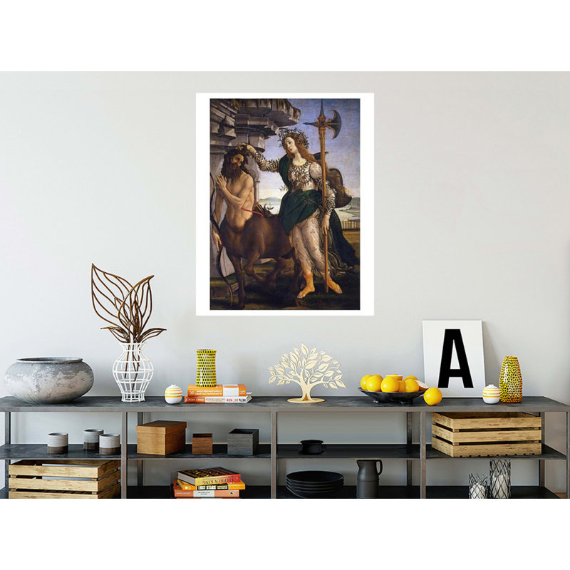 «Pallas and the Centaur» par Sandro Botticelli - Impression giclée, H 40 po x l 32 po