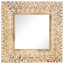 Charbonneau Wood Flat Wall Mirror
