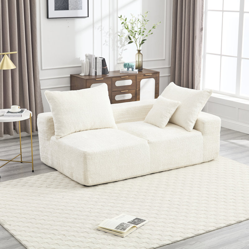 Fauteuil Chenille, Beige