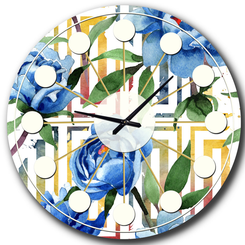 Horloge murale rétro Mid-Century, Moyenne