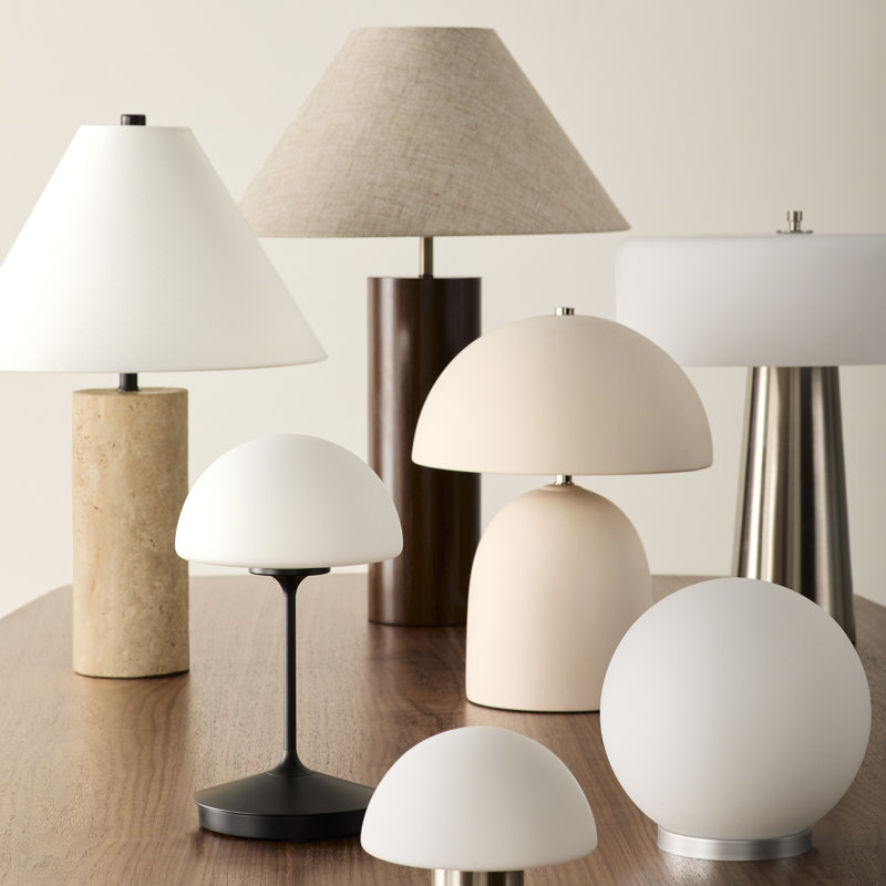 Starr Solid Wood Table Lamp, Brown