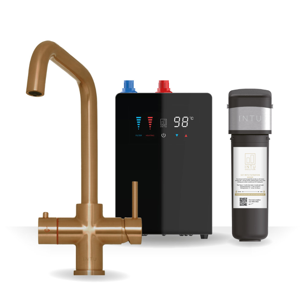 4-1 Instant Boiling Filtered Water Tap - Square Neck