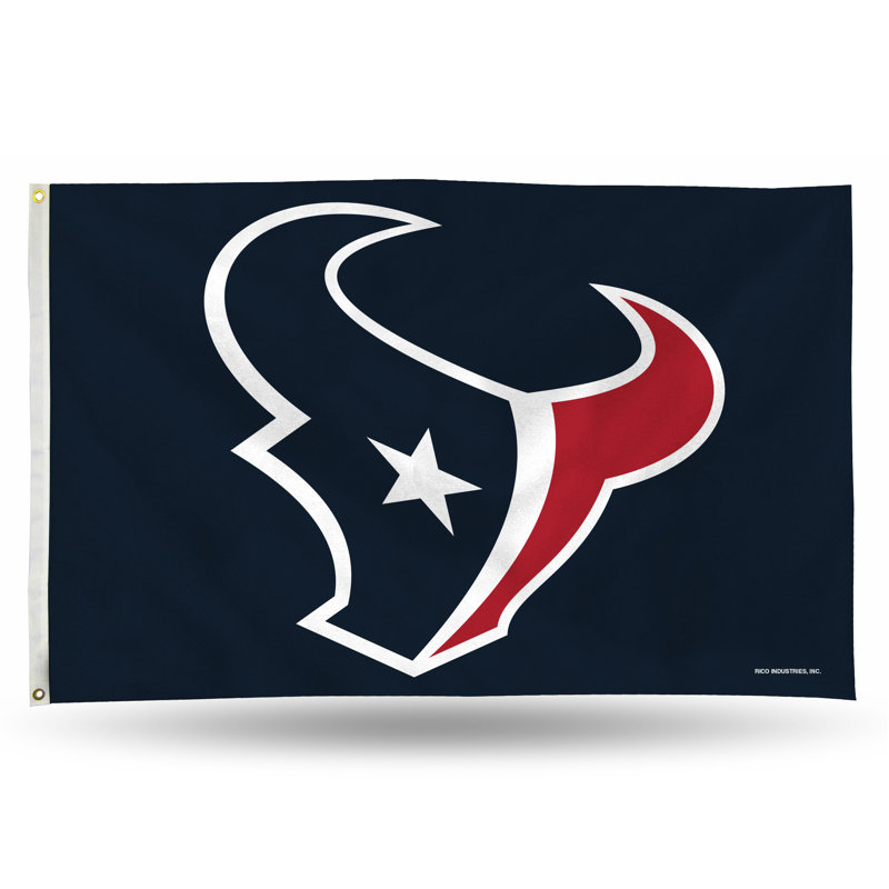 Drapeau de maison en polyester NFL 36 x 60 po, Houston Texans