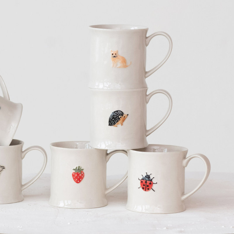 Eclectic Fauna Stoneware Mug