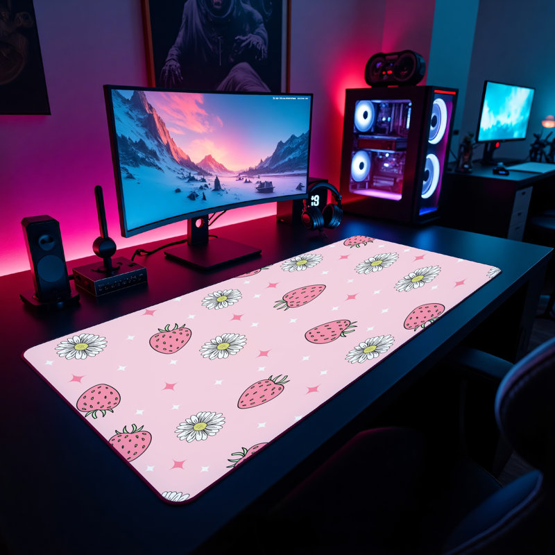 Polyester Desk Pad, 14.4x12.1