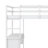 Loft Bed with Built-in Desk with Two Drawers, and Storage Shelves and Drawers-122508749-102409166