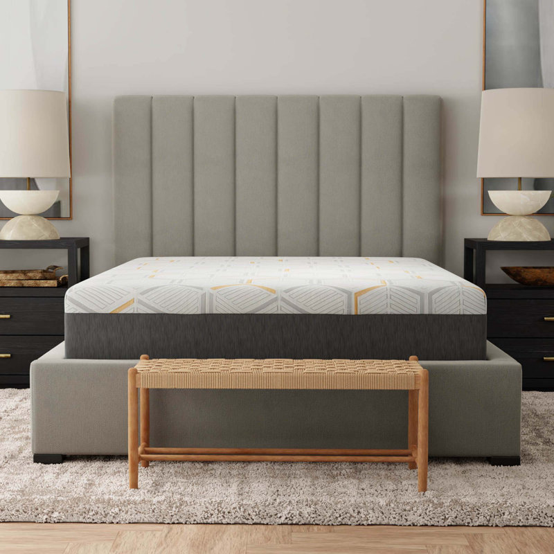 Matelas en mousse viscoélastique imprégnée de gel 12 po, Simple extra long, 12"