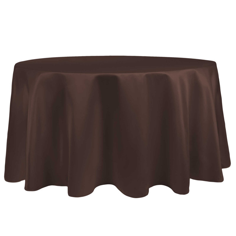 Nappe ronde Red Barrel Studio®, 90 po x 90 po, Espresso, 1