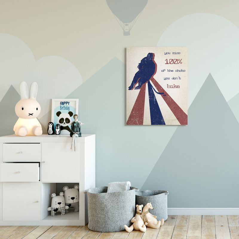 Décoration murale pour enfants Feldman, Toile tendue, H 40 po x l 30 po x P 1,5 po