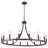 Hendon Large Farmhouse Wagon Wheel Chandelier Candle Style Rustic Round Lights Fixture for Kitchen Island Living Room Foyer Entryway-122083326-122083324