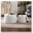 White Round Storage Table Set