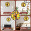 Horloge murale girafe