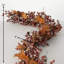 72" Artificial Rustic Berry Leaf Fall Garland, Multicolor