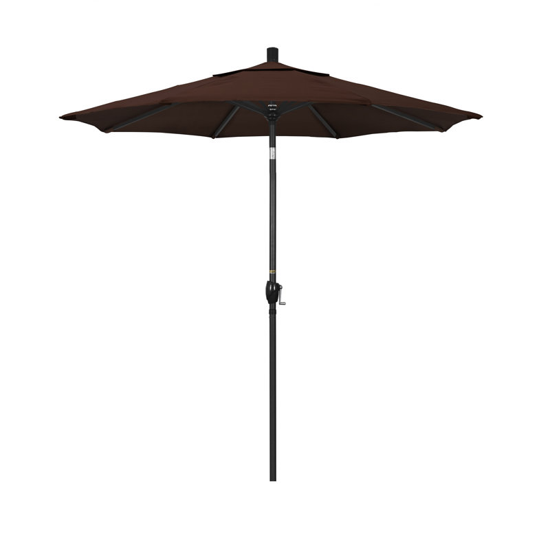 Parasol sunbrella de marché 7,5' Wallach, Toile Sunbrella® brun baie