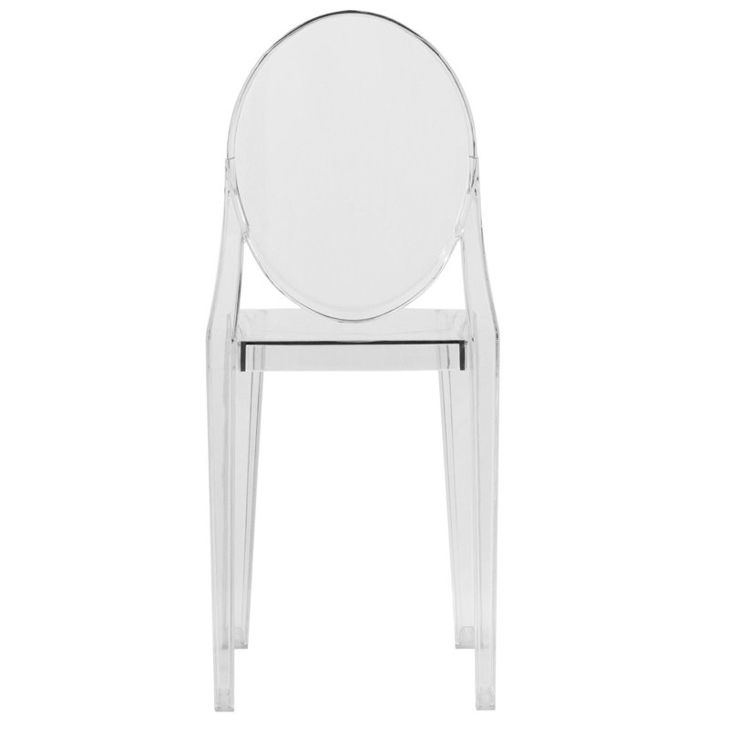  Chaise d'appoint transparente en acrylique transparent