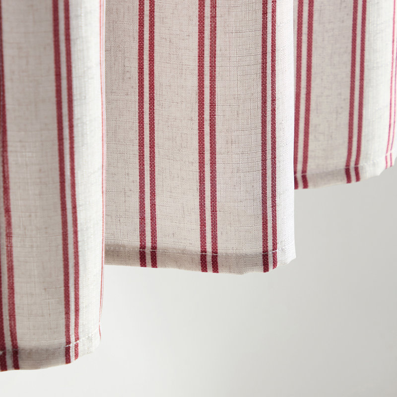  Ensemble de cantonnière et brise-bise 56 x 14 Banner