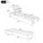 Jolie Outdoor Acacia Wood Chaise Lounge with 6-Position Adjustable Backrest & Steel Frame-129155626