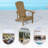 Bucareli Ergonomics Plastic Adirondack Chair-586038985