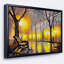 Empty Autumn Street - reproduction d'art-26663624-35119973
