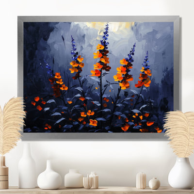 Night Forest Plants In The Dark I - Plants Wall Art