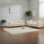 Ensemble de canapés à compression, structure en bois de velours beige, sièges pour la maison moderne