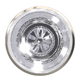 Hobson Non-Turning Glass Knob with Kinsler Trim