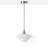 Elegant 3-tiered Chrome finish Pendant Light – Glare-free Ceiling Fixture For Kitchen, Dining, Or Living Room-714087009
