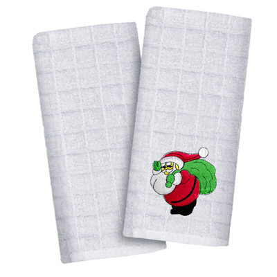 Embroidered Linen Set Kitchen Towel