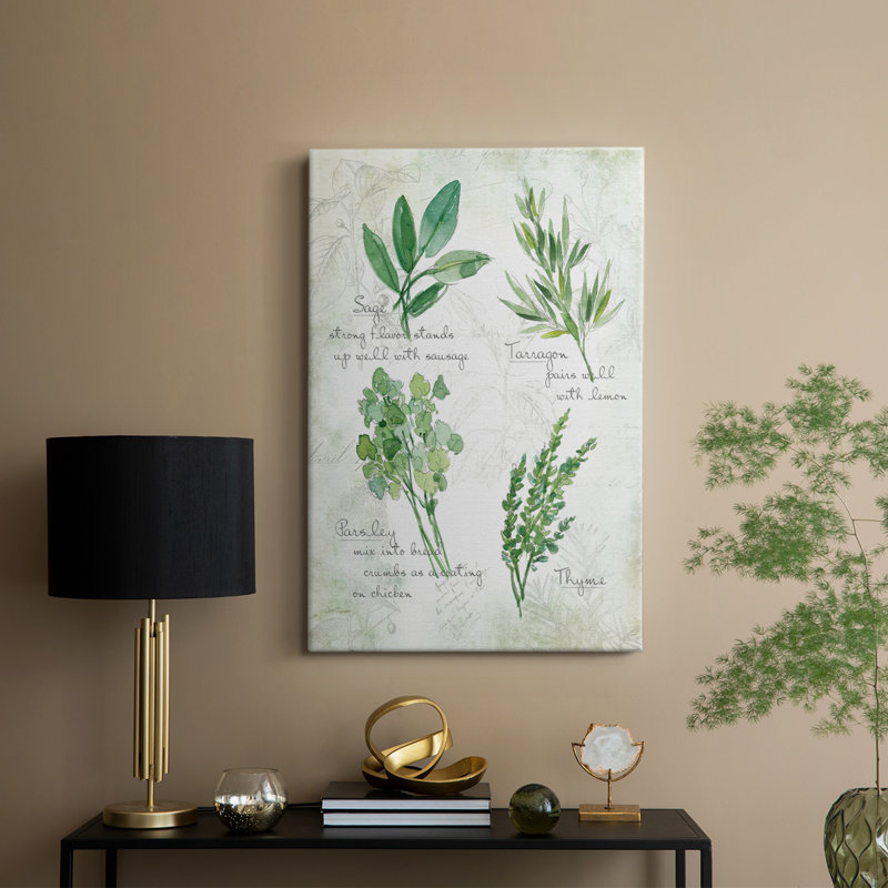Fresh Herbs II -Gallery Wrapped Cavas