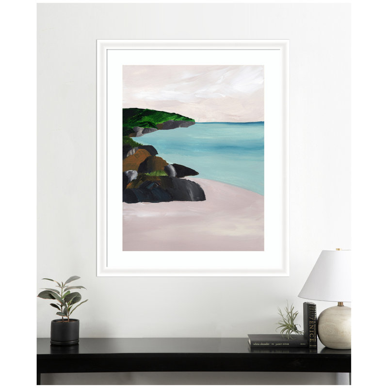 «Seascape» par Nikita Jariwala, impression murale encadrée
