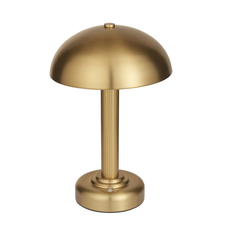 Bridport Rechargeable Table Lamp finished in Warm Brass
