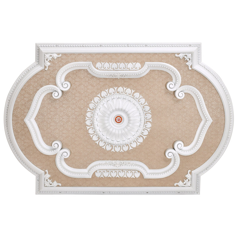 Blanco Rectangular Chandelier Ceiling Medallion, 70" H x 47" W x 3" D