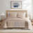 Swift Home Crinkle Washed 3-Piece Microfiber Quilt Set -  Ultra-Soft, Versatile, Classic, Timeless - All-Seasonal, Durable, Easy Care-140175518-140150375