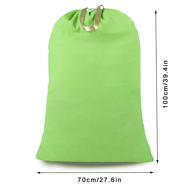 Sac à linge en tissu, Vert