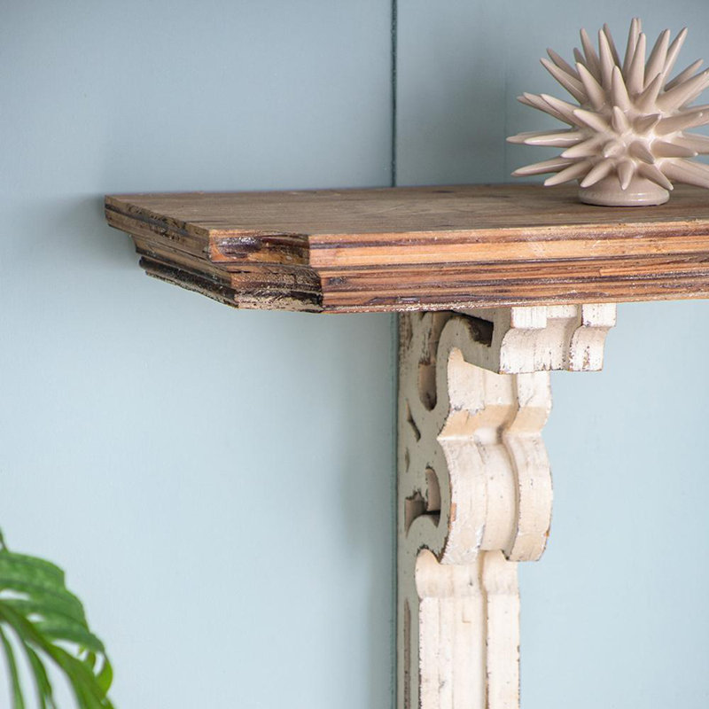 T-Shaped Fir Bracket Shelf