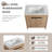 Oshea 30'' Single Bathroom Vanity with Ceramic Top-112663896