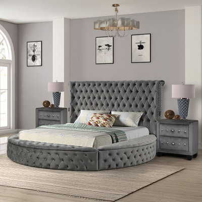 Joccoaa Queen 3PC Gray