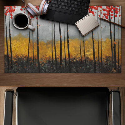 Abstract landscape - 14.00"x24.25" Desk mat