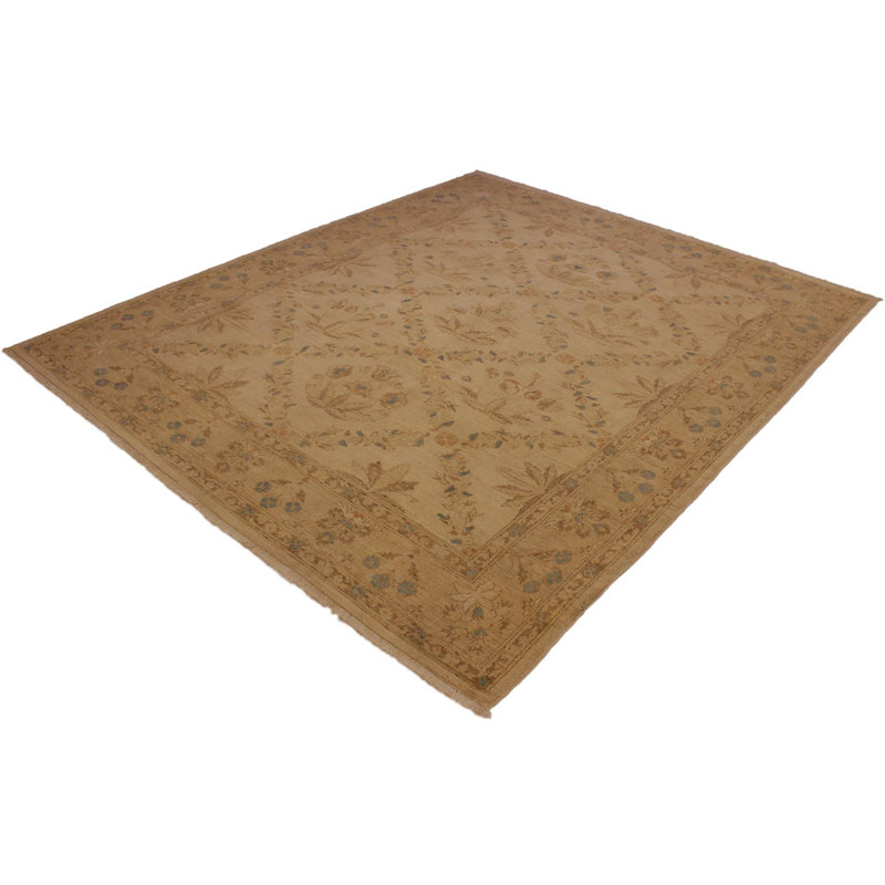 Tapis oriental en laine ivoire / beige Silke