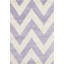 Tapis lavande / ivoire en laine touffeté à la main Sanyla-87785850