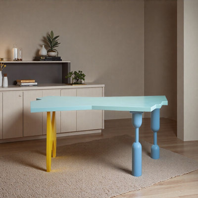 Bureau en bois de frêne coloré Creative Design
