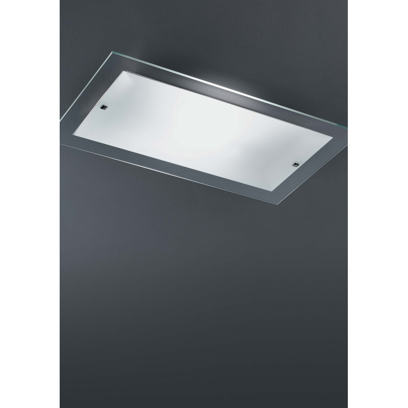 Digiovanni Crystal Flush Mount, 6 cm H x 70 cm W x 40 cm D