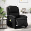 Ebern Designs Electric Massage Recliner Chair Black Faux Leather